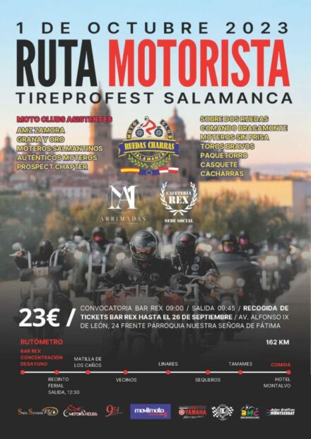 RUTA MOTORISTA TIREPROFEST SALAMANCA